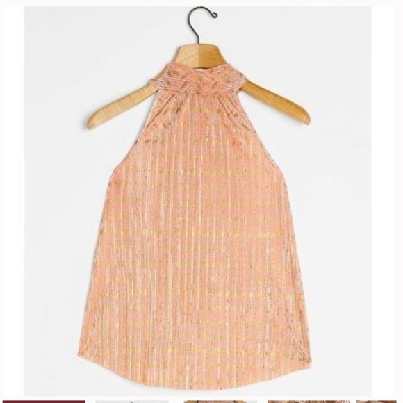 Anthropologie Vickie Halter Top SZ M - Picture 1 of 7